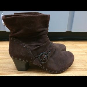 Dansko Brown suede boots size 7
